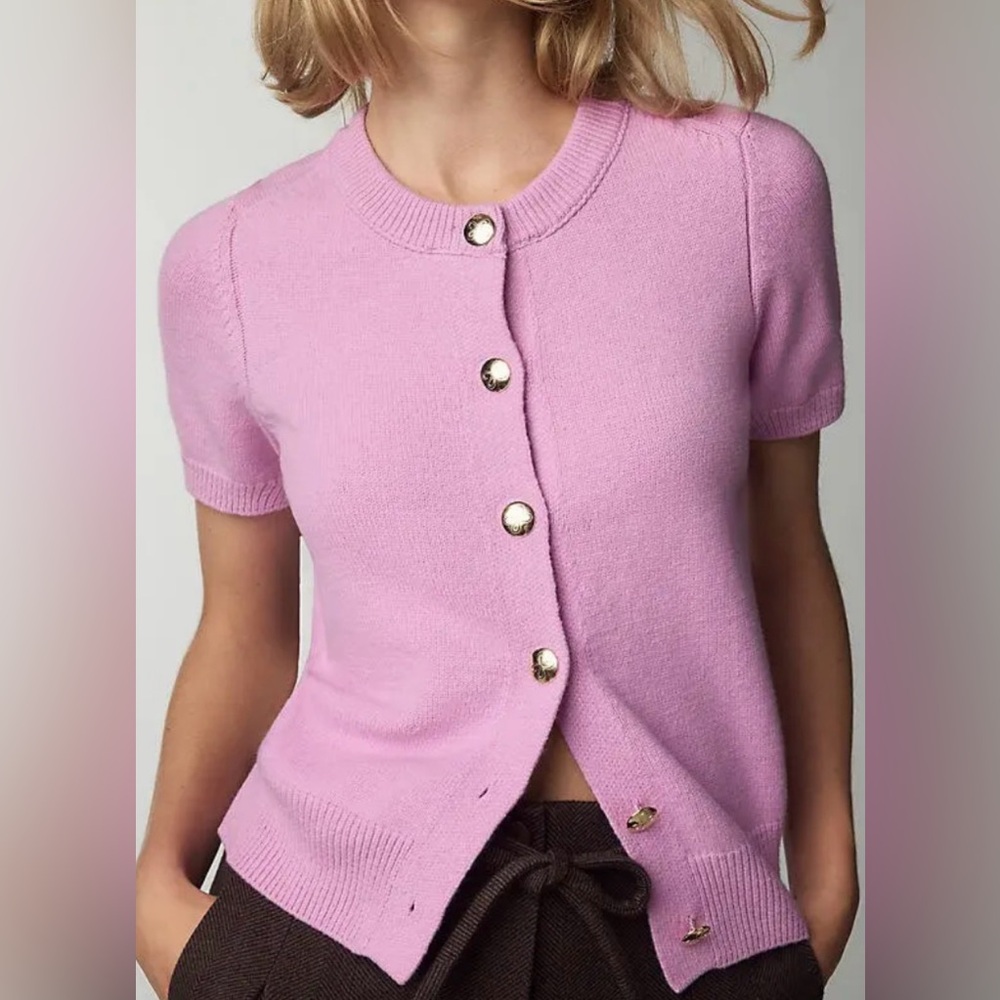 Anthropologie Maeve Crew Neck Cardigan